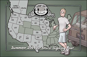elephant eater comic in-store signing tour 2007
