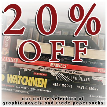 20% off all tradepaperbacks online!
